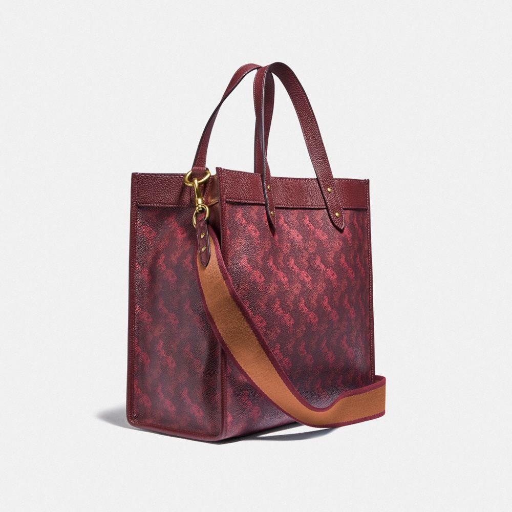 COACH OUTLET® | Field Tote With Horse And Carriage Print