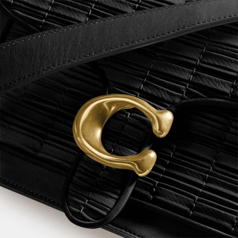 Coach tabby pleated sale