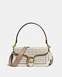 COACH®,TABBY SHOULDER BAG 26 WITH PLEATING,Leather,Medium,Brass/Chalk,Front View