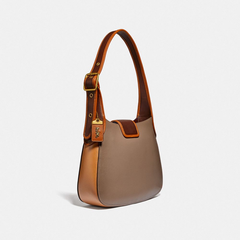 COACH Courier Hobo In Colorblock