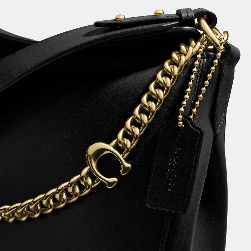 Elton Hobo Cross Body Gold Chain