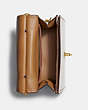 COACH®,WILLIS TOP HANDLE 18,Smooth Leather,Mini,Brass/Chalk,Inside View,Top View