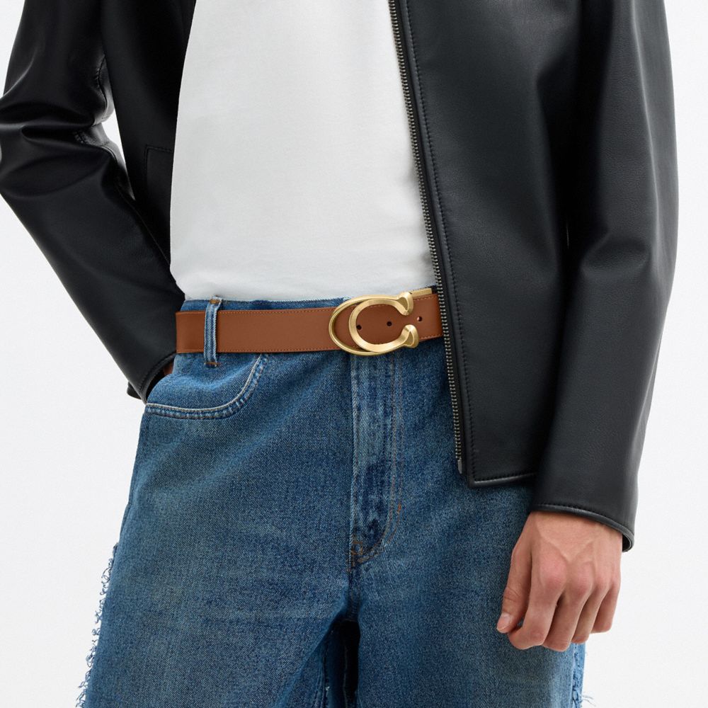 Мужские ремни Coach Outline C Buckle Cut-To-Size Belt, 38 Mm — фото 3