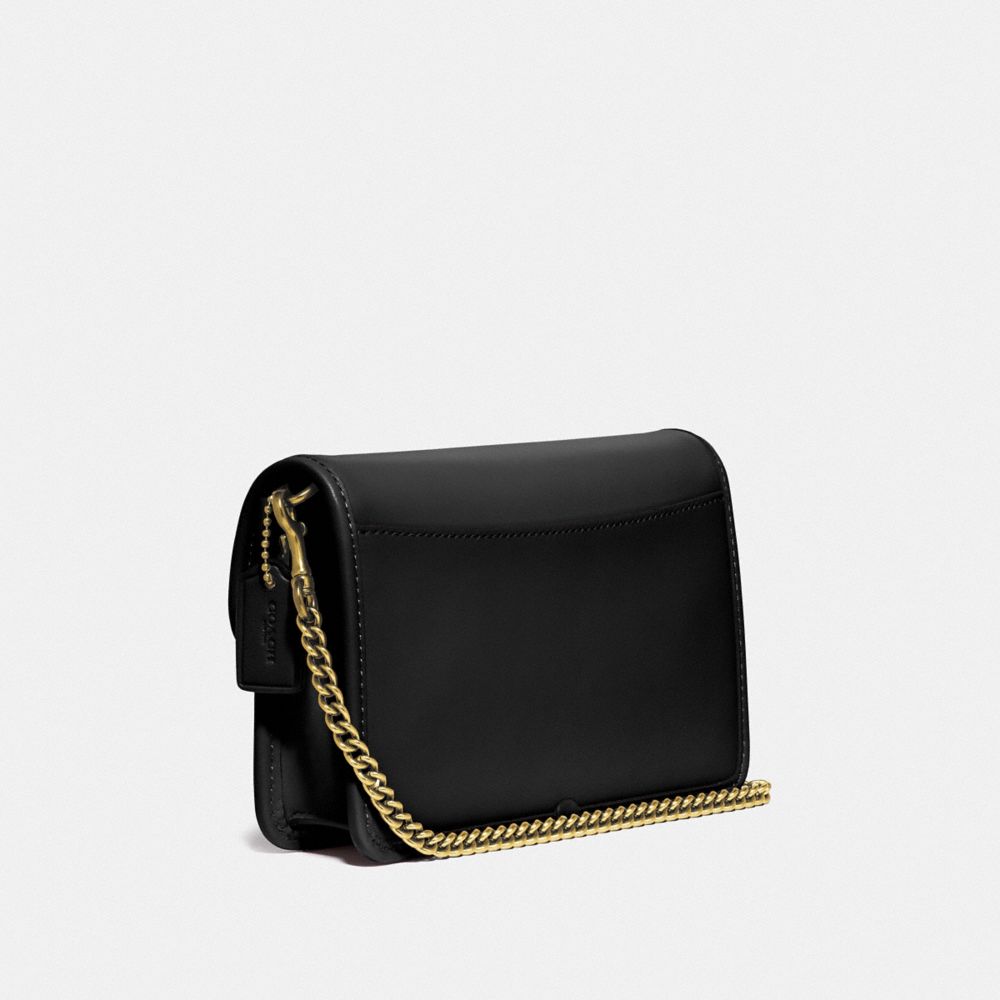 Coach parker shoulder online bag black