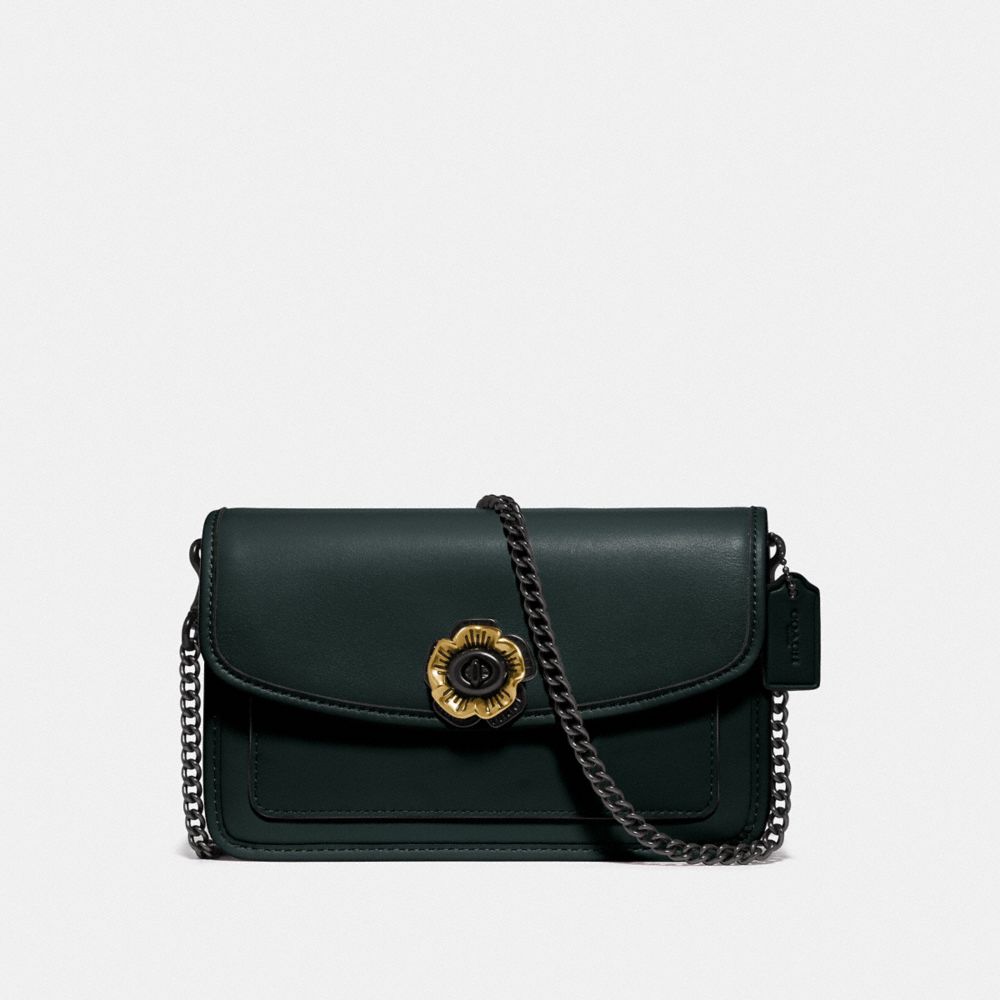 Parker Leather Crossbody Clutch