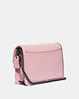 COACH®,PARKER CROSSBODY,Leather,Mini,Pewter/Aurora,Angle View
