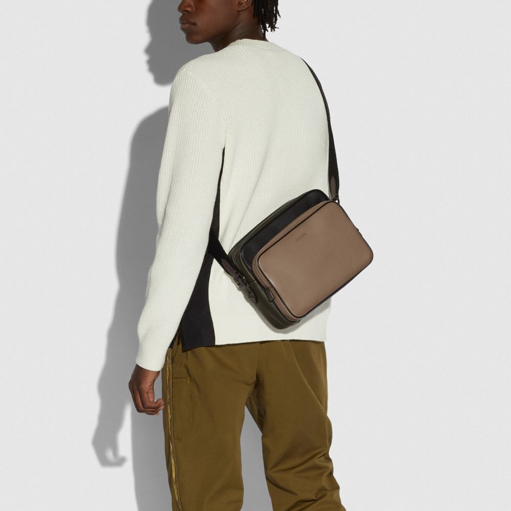 COACH® | Metropolitan Soft Zip Messenger In Colorblock