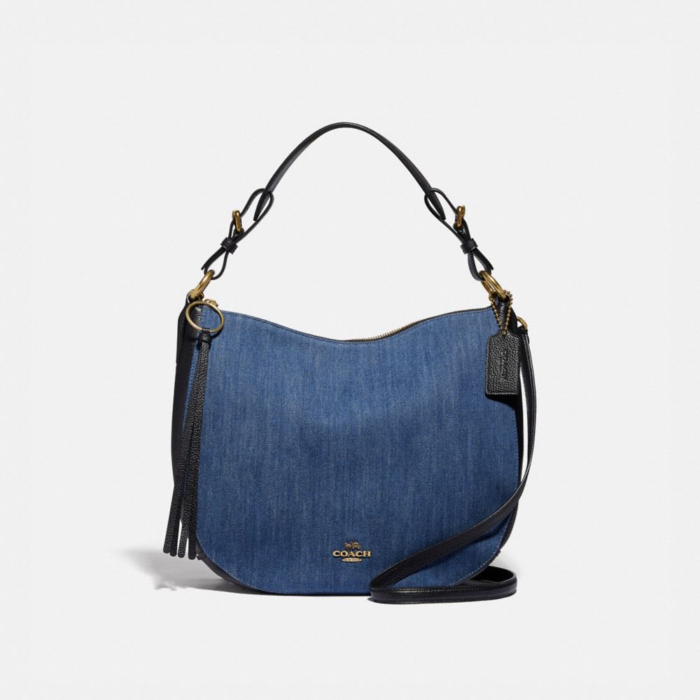 Coach denim store sutton crossbody