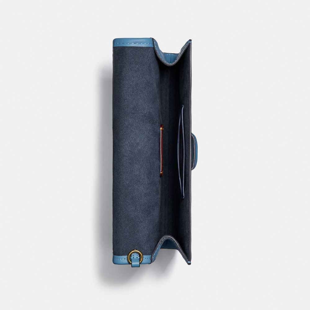 COACH®,Courier Wristlet,,Inside View,Top View