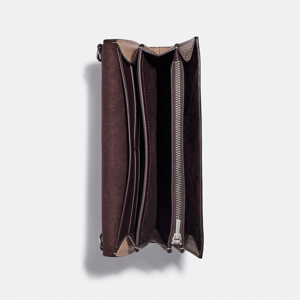 COACH®,Tabby Chain Clutch,,Inside View,Top View