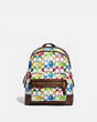 COACH®,BAPE X COACH ACADEMY BACKPACK 23 IN SIGNATURE CANVAS WITH APE HEAD,Signature Coated Canvas/Coated Canvas/...,OL/Color Multi,Front View
