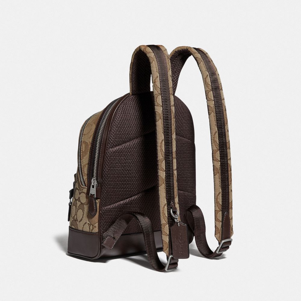 Coach x BAPE Leather-Trim Canvas Backpack