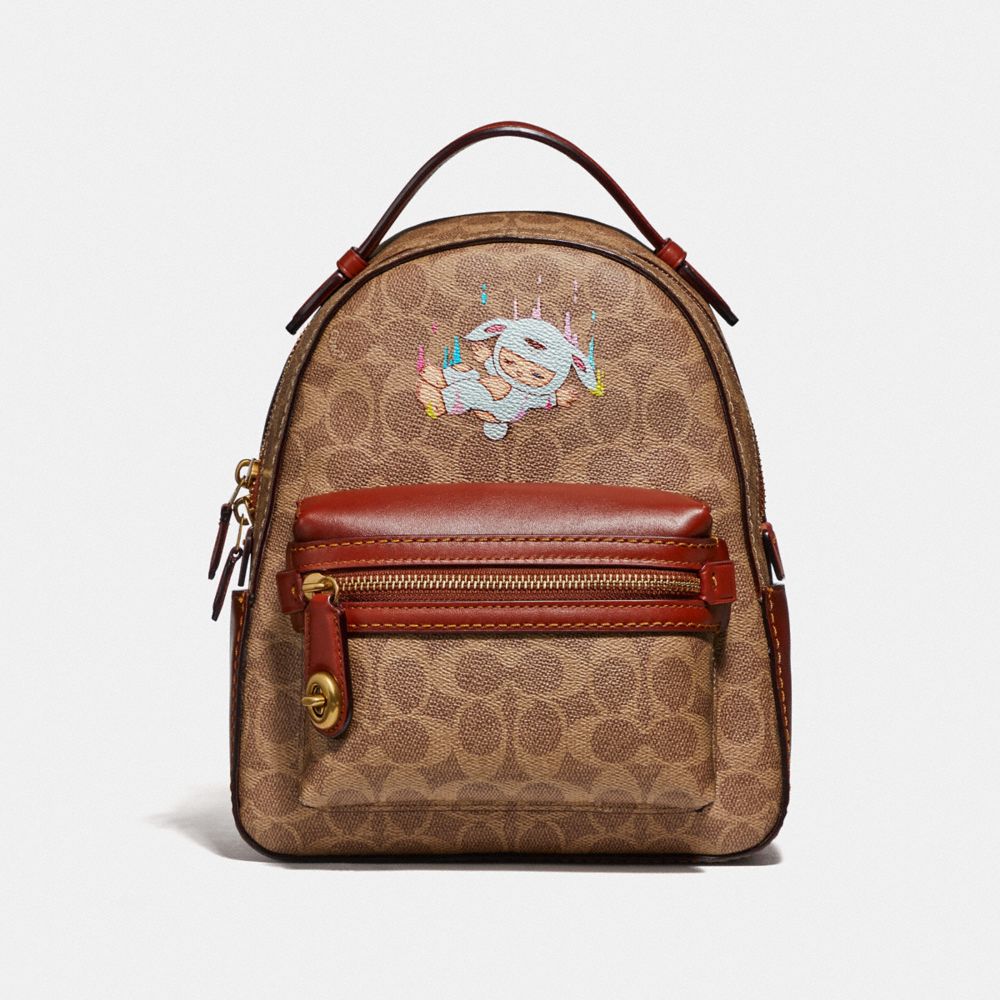 COACH Campus Backpack 23 In Signature Canvas By Alex Face