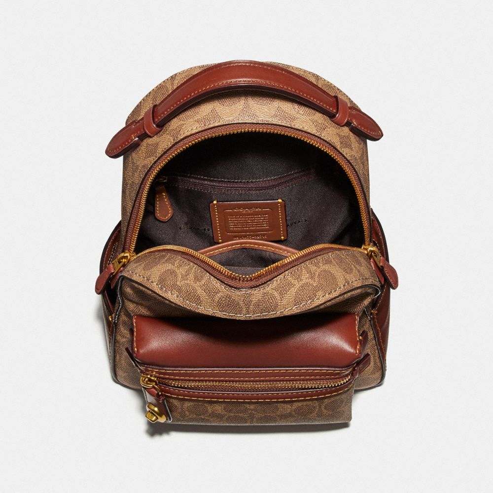 Campus Backpack 23 In Signature Canvas By Alex Face COACH