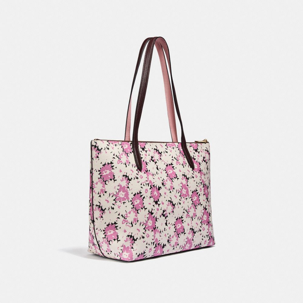 Coach taylor best sale rose print tote