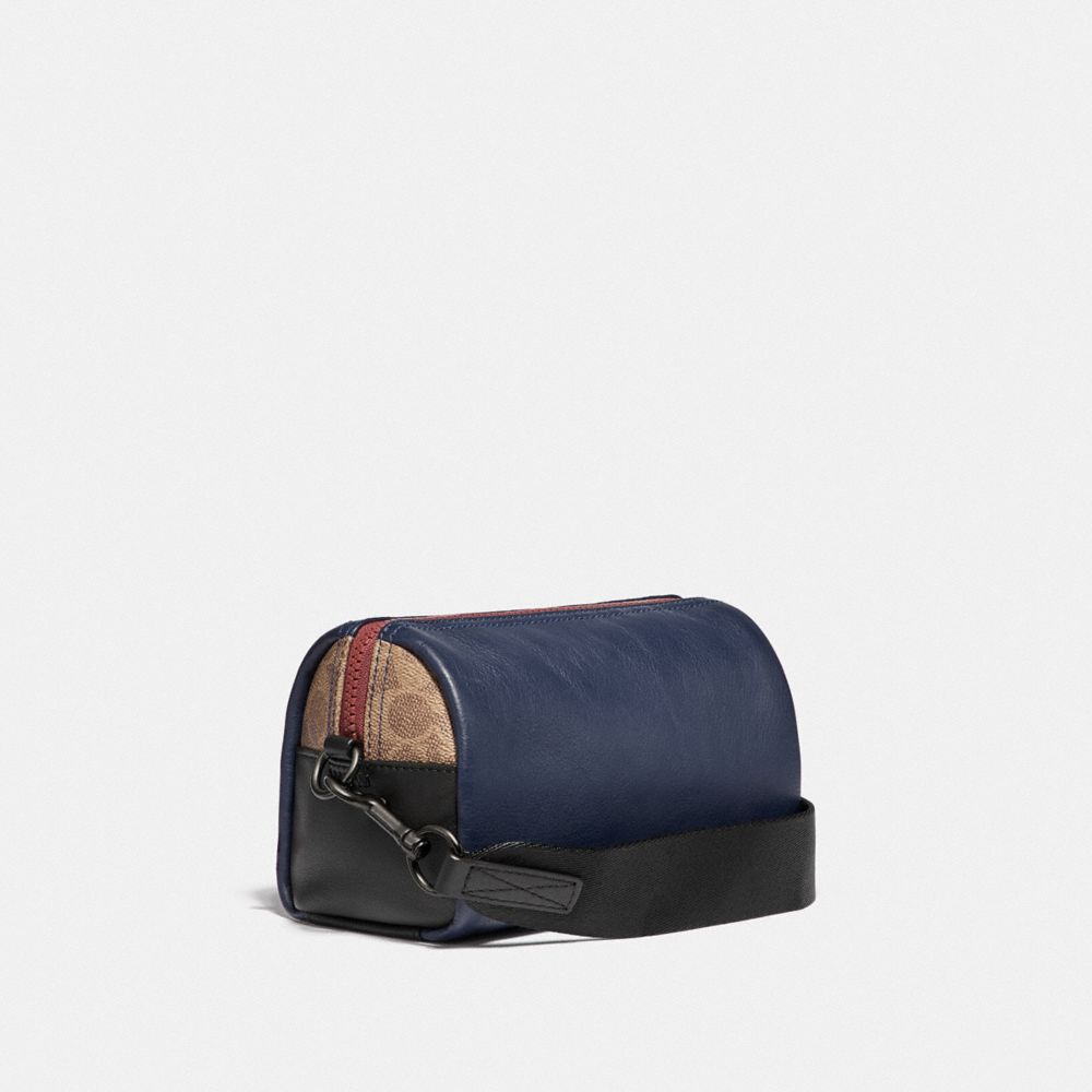 Pacer convertible pouch in colorblock discount signature canvas with coach patch