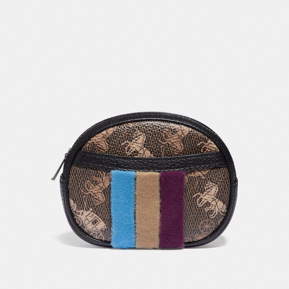 COACH® | Harness Buckle Reversible Belt And Pouch With Horse And 