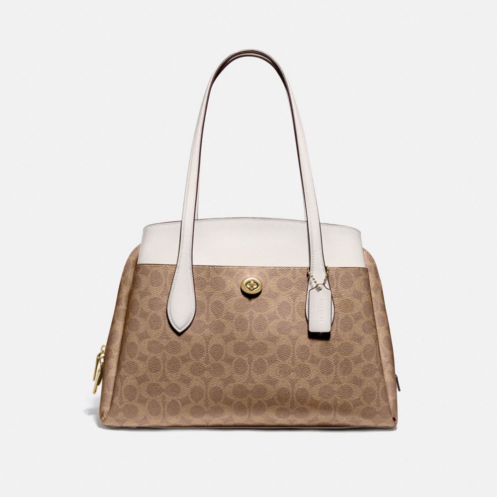 COACH Lora Carryall In Signature Canvas