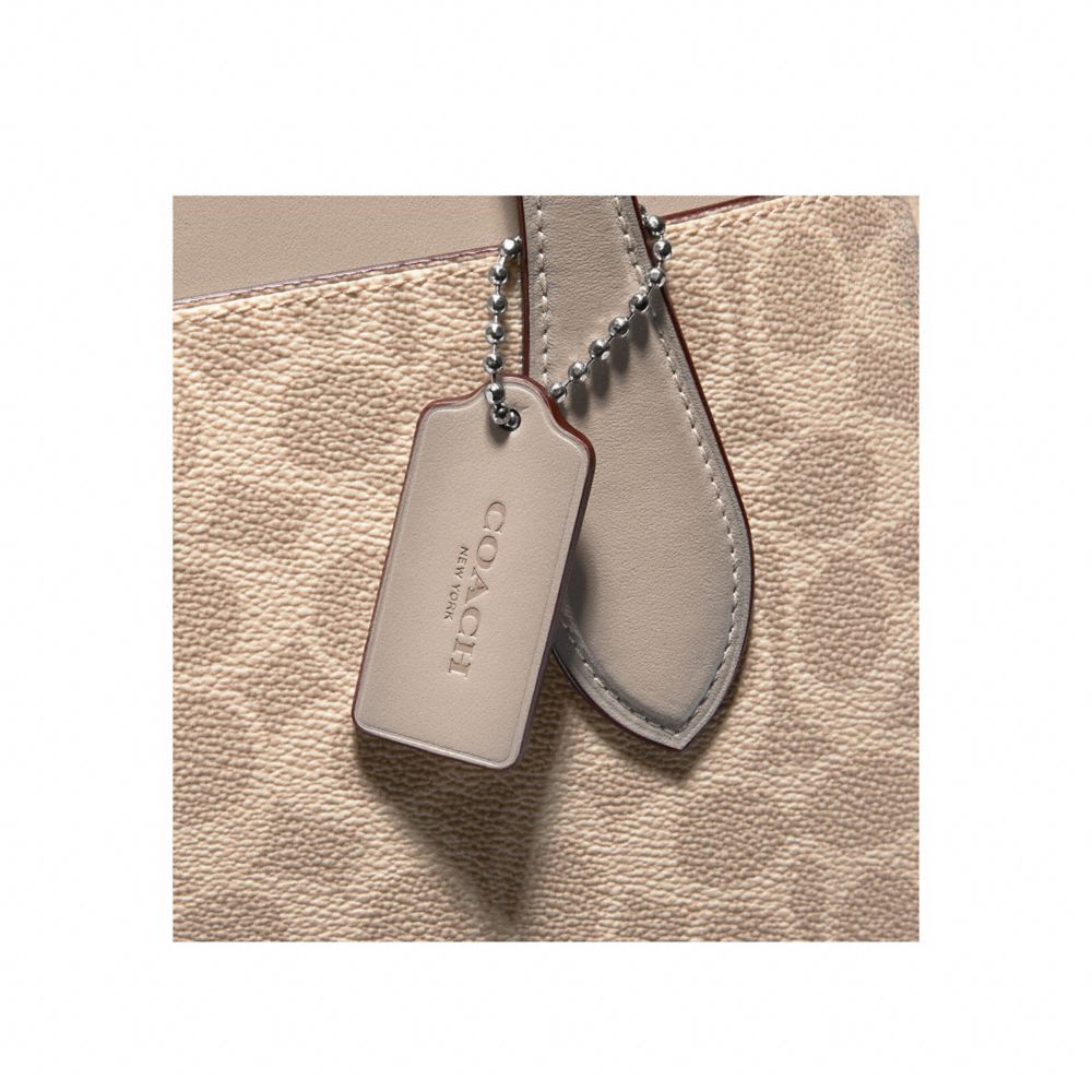 COACH®,Lora Carryall In Signature Canvas,,Closer View