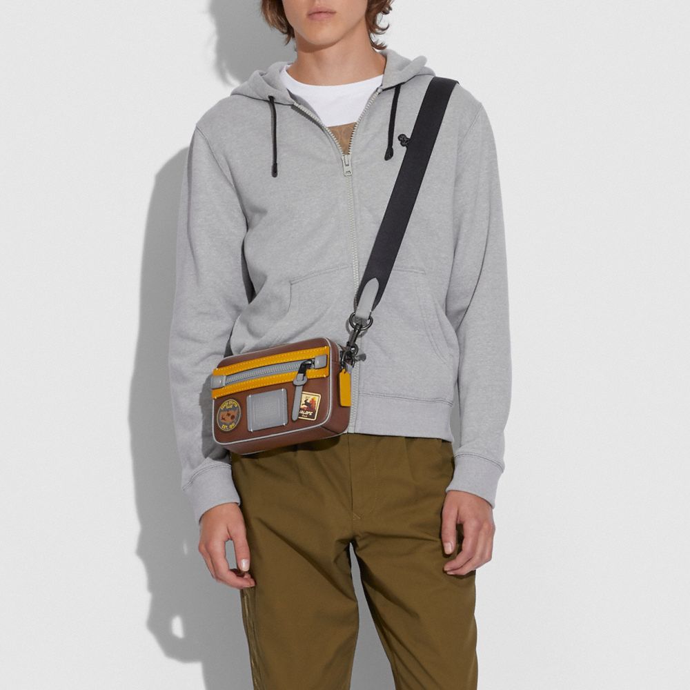 Camera Bag With Mythical Monsters Patches