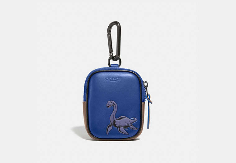 COACH®,HYBRID POUCH 8 WITH MYTHICAL MONSTERS,Lake Champlain Monster,Front View