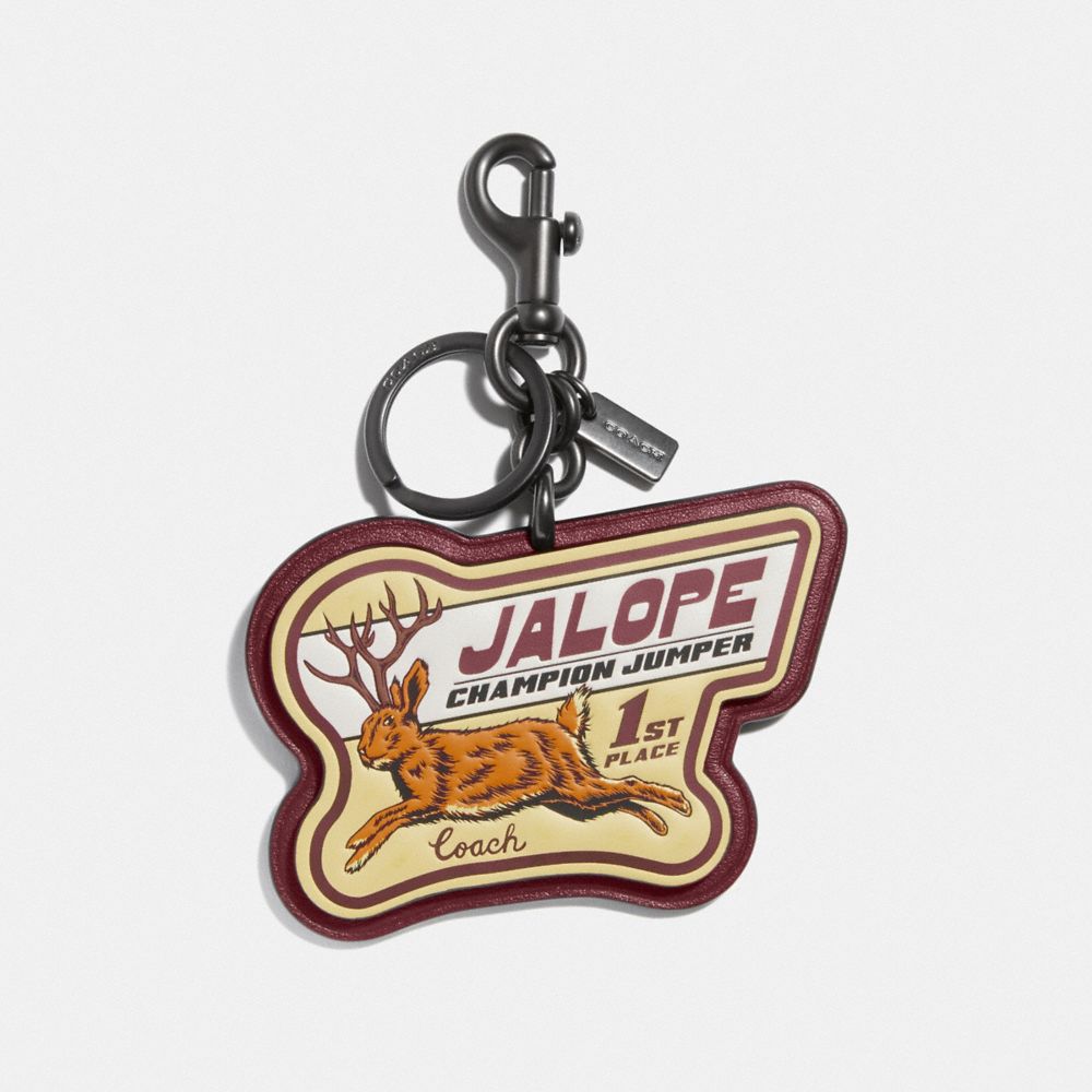Key Fob With Mythical Monster Jackalope