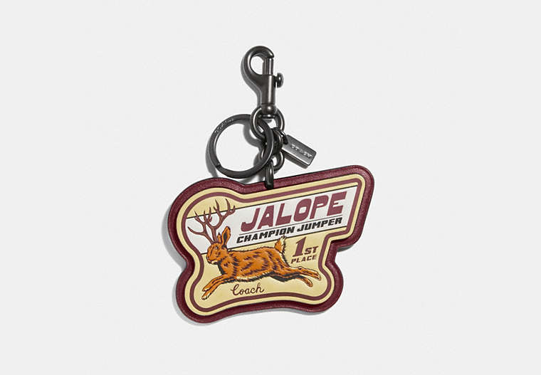 Key Fob With Mythical Monster Jackalope