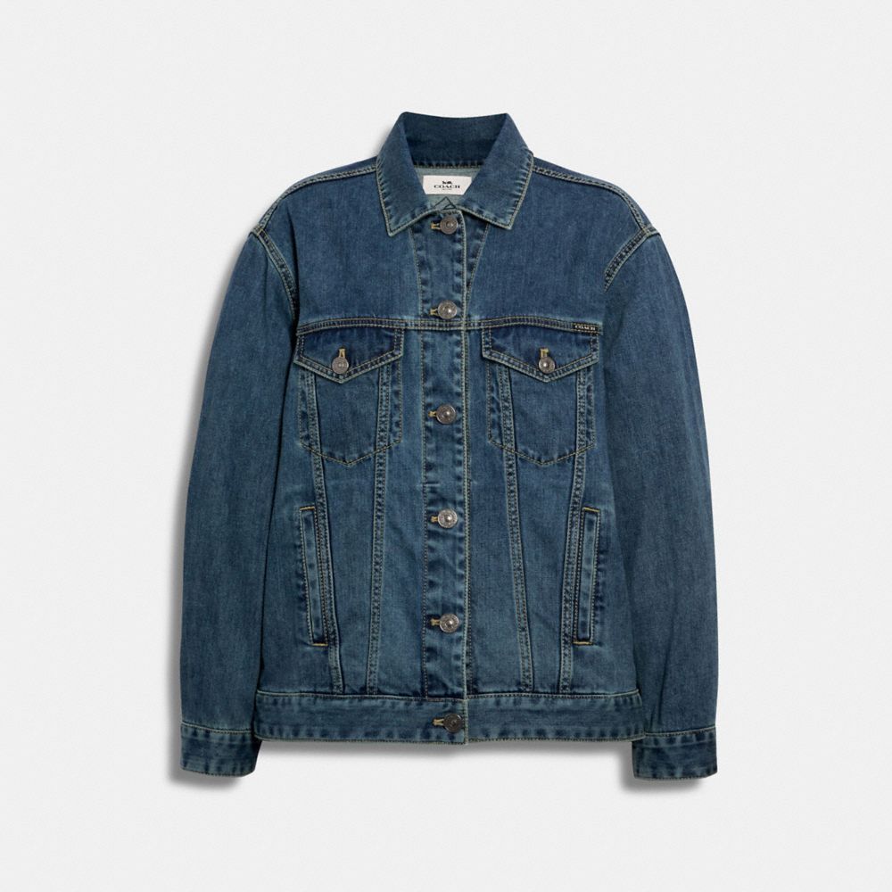 COACH® Outlet | Signature Relaxed Denim Jacket