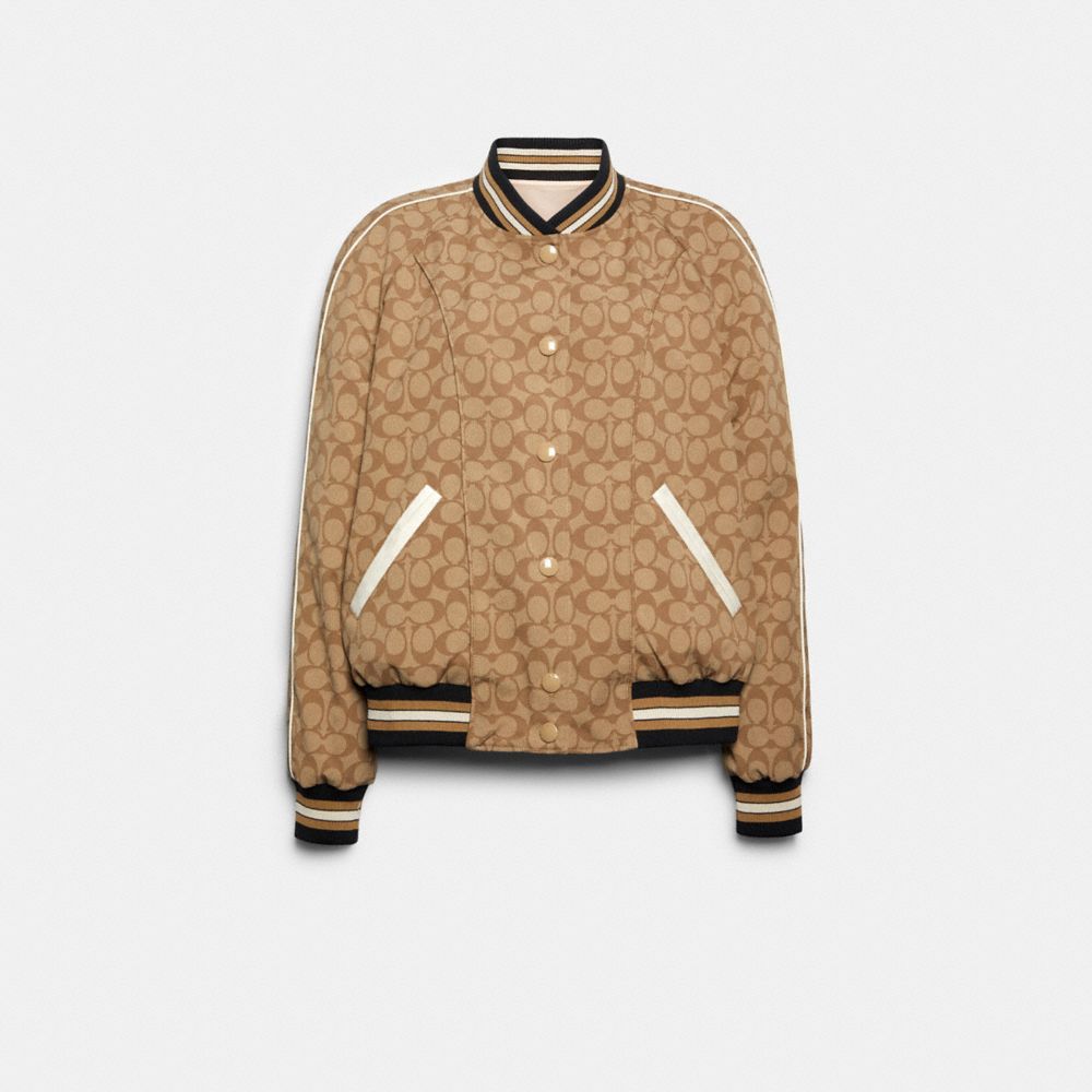 COACH®  Signature Souvenir Jacket