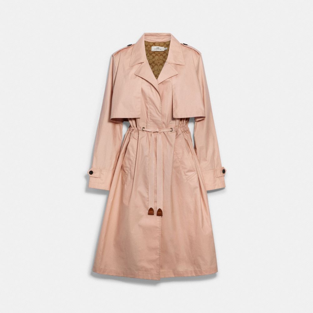 COACH® Outlet | Lightweight Overcoat With Signature Lining