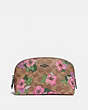 Cosmetic Case 17 In Signature Canvas With Blossom Print