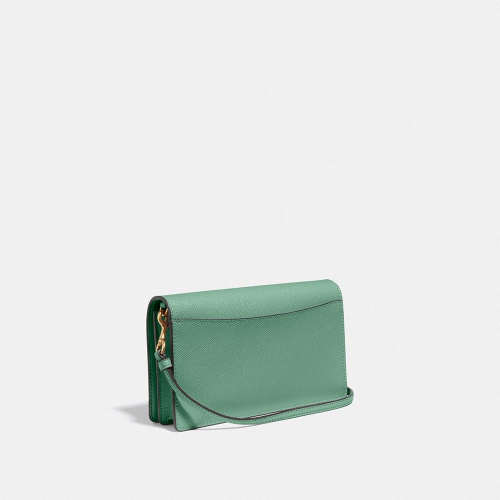 COACH®,Hayden Foldover Crossbody Clutch Bag,,Angle View