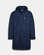 COACH®,LIGHTWEIGHT MAC JACKET,n/a,Spring Navy,Front View