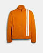 COACH®,TRACK JACKET,Deep Clementine,Front View