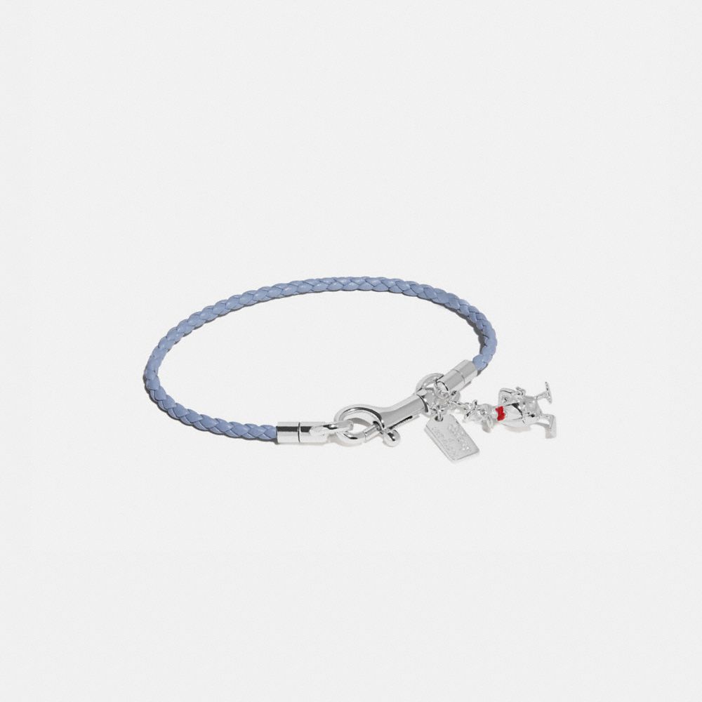 Disney X Coach Braided Friendship Bracelet With Donald Duck Charm