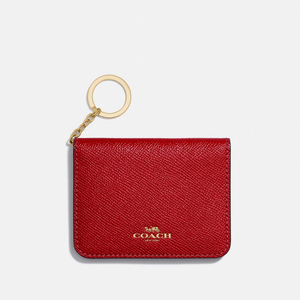 Coach card case 2025 with id window