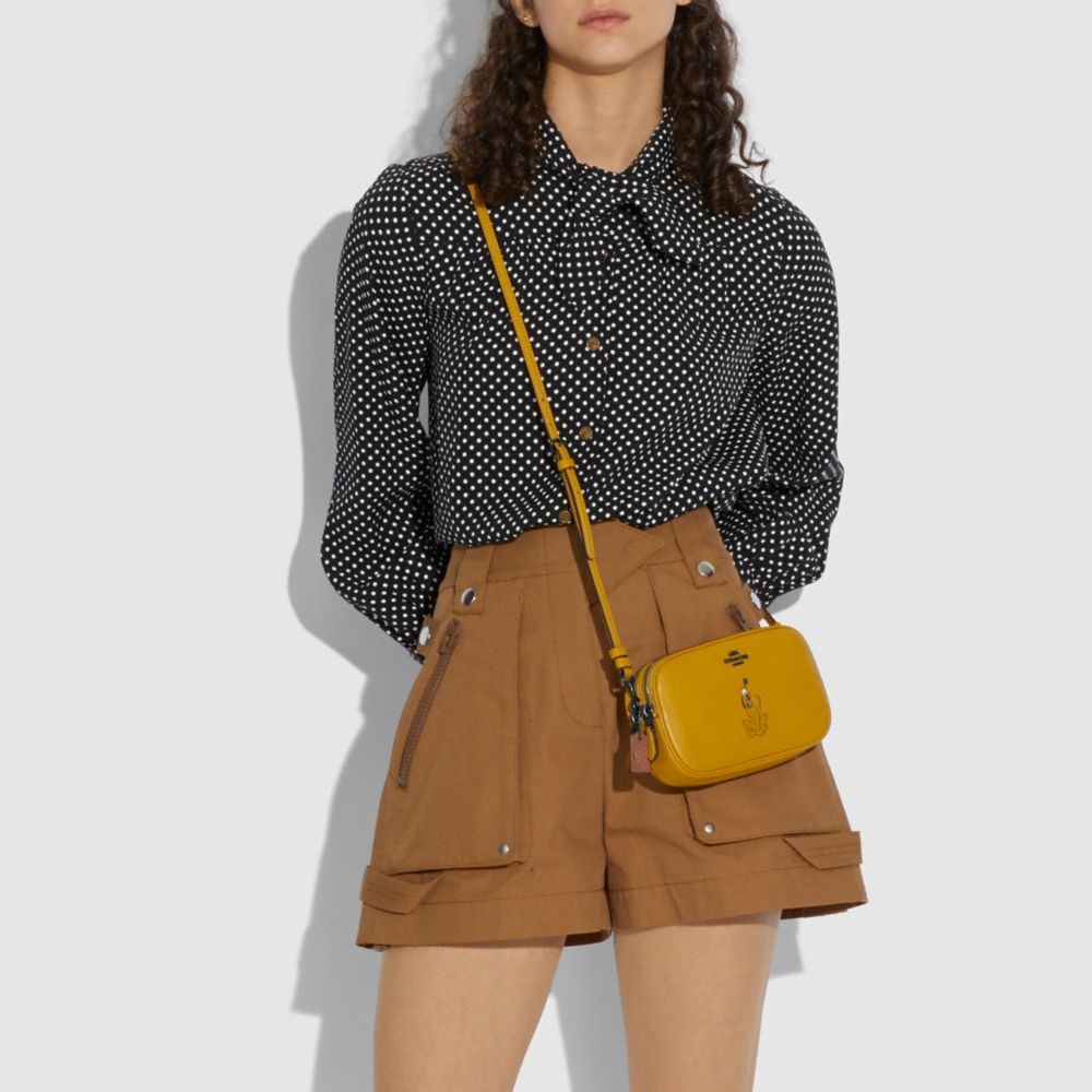 Disney X Coach Sadie Crossbody Clutch With Pluto Motif