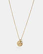 Horse And Carriage Single Coin Necklace