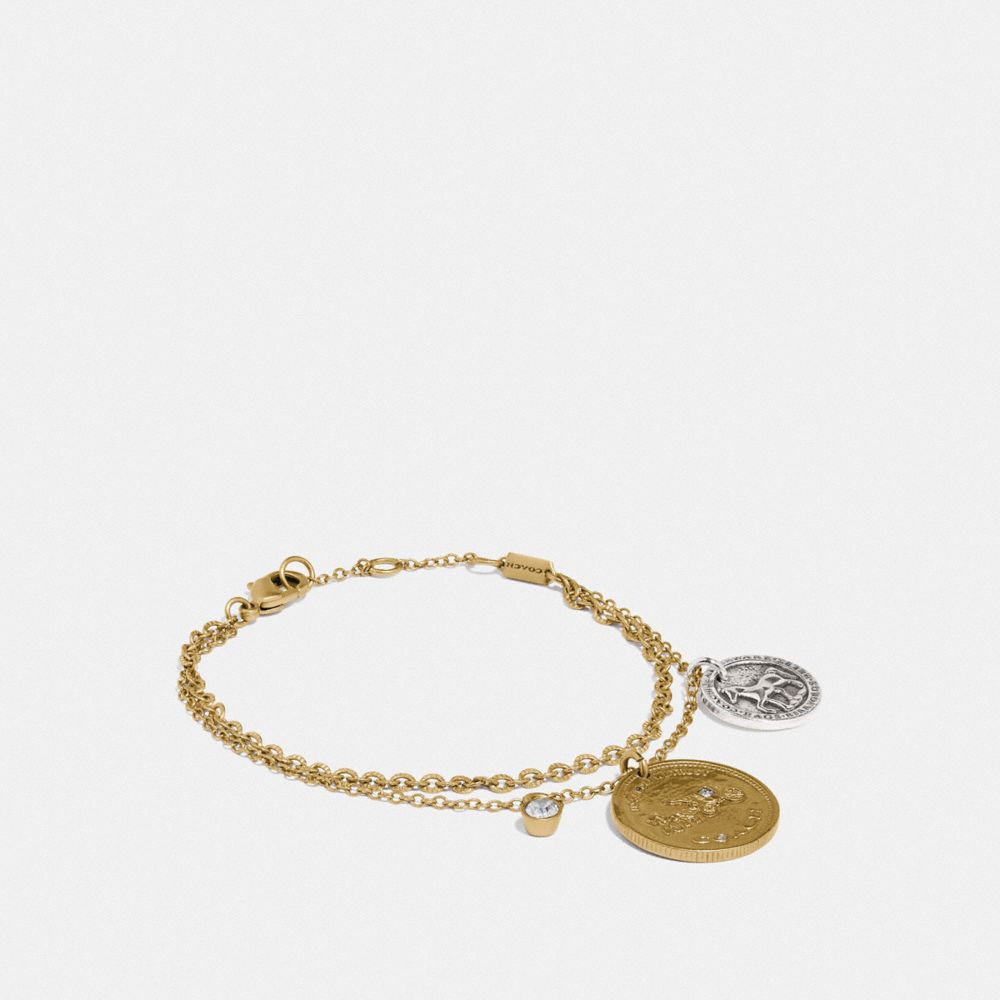 Horse And Carriage Coin Bracelet