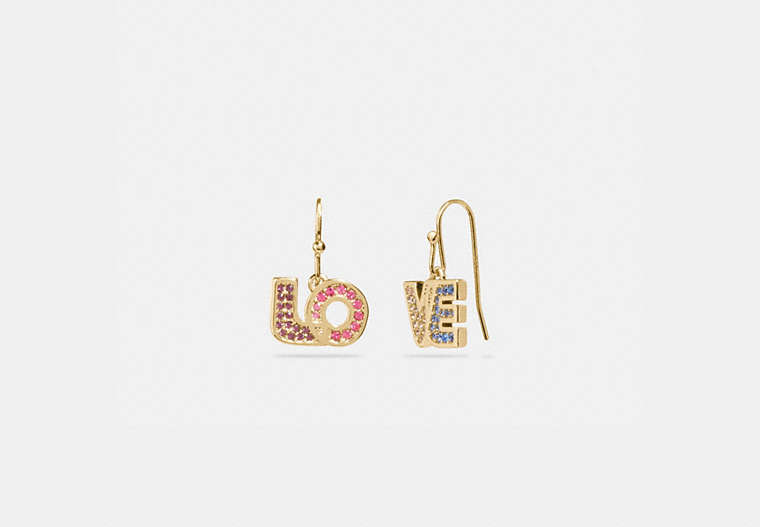 Boxed Love Drop Earrings