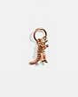 COACH®,COLLECTIBLE SKELETAL REXY CHARM,Plated Sterling Silver,Rose gold,Front View
