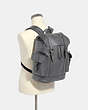 COACH®,HUDSON BACKPACK,Leather,X-Large,Gunmetal/Industrial Grey,Alternate View