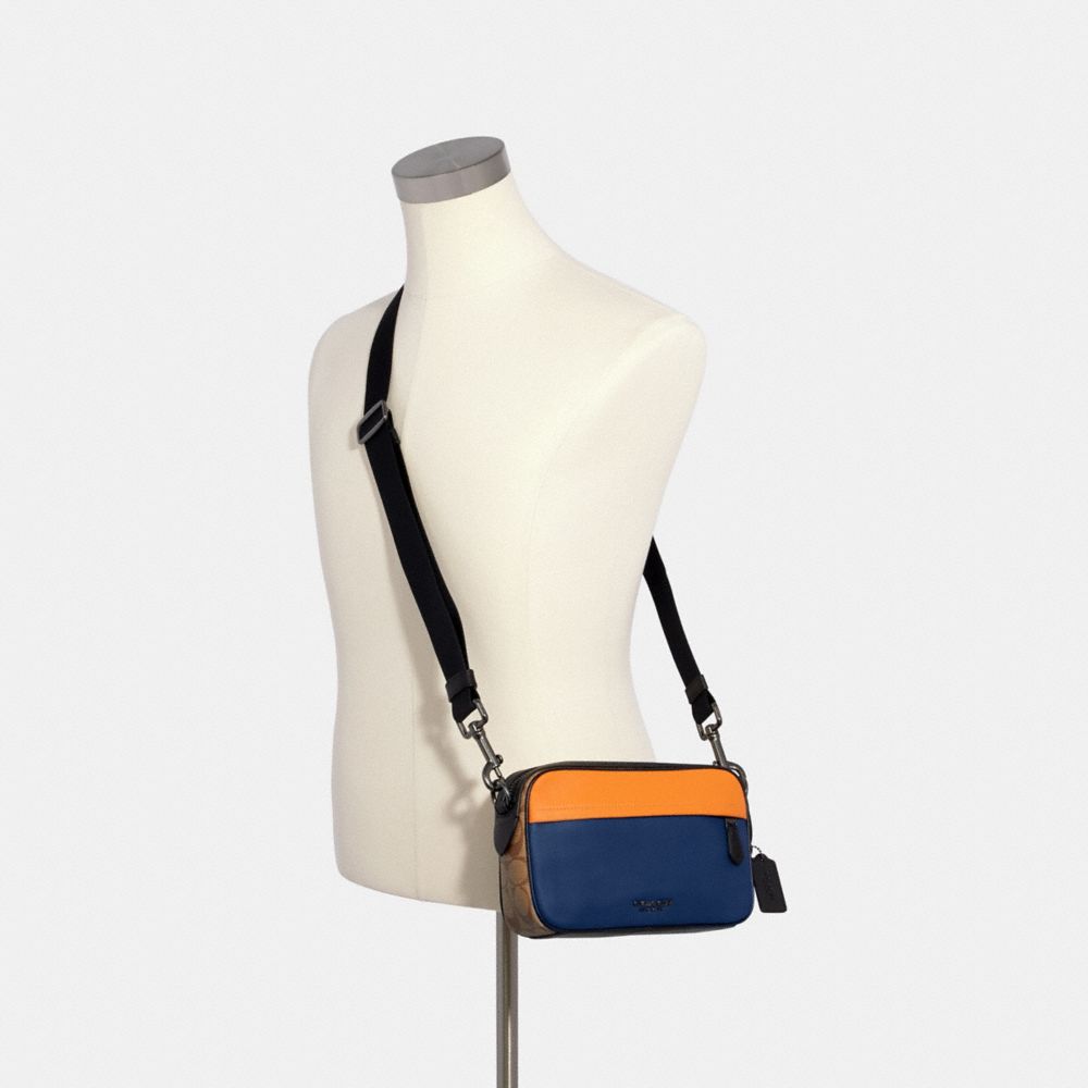 Graham Crossbody In Colorblock Signature Canvas