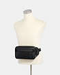 COACH®,EDGE BELT BAG,Leather,Gunmetal/Black,Alternate View