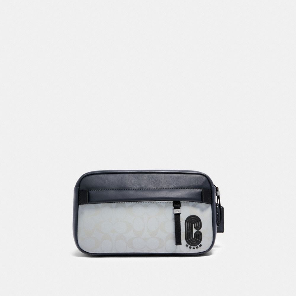 Edge Belt Bag In Reflective Signature Canvas