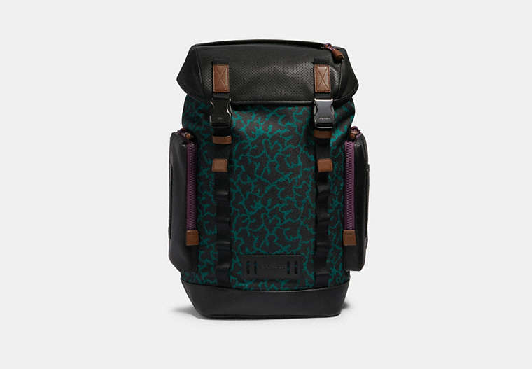 Disney X Coach Ranger Backpack With Wavy Animal Print