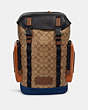 Ranger Backpack In Signature Canvas With Mountaineering Detail