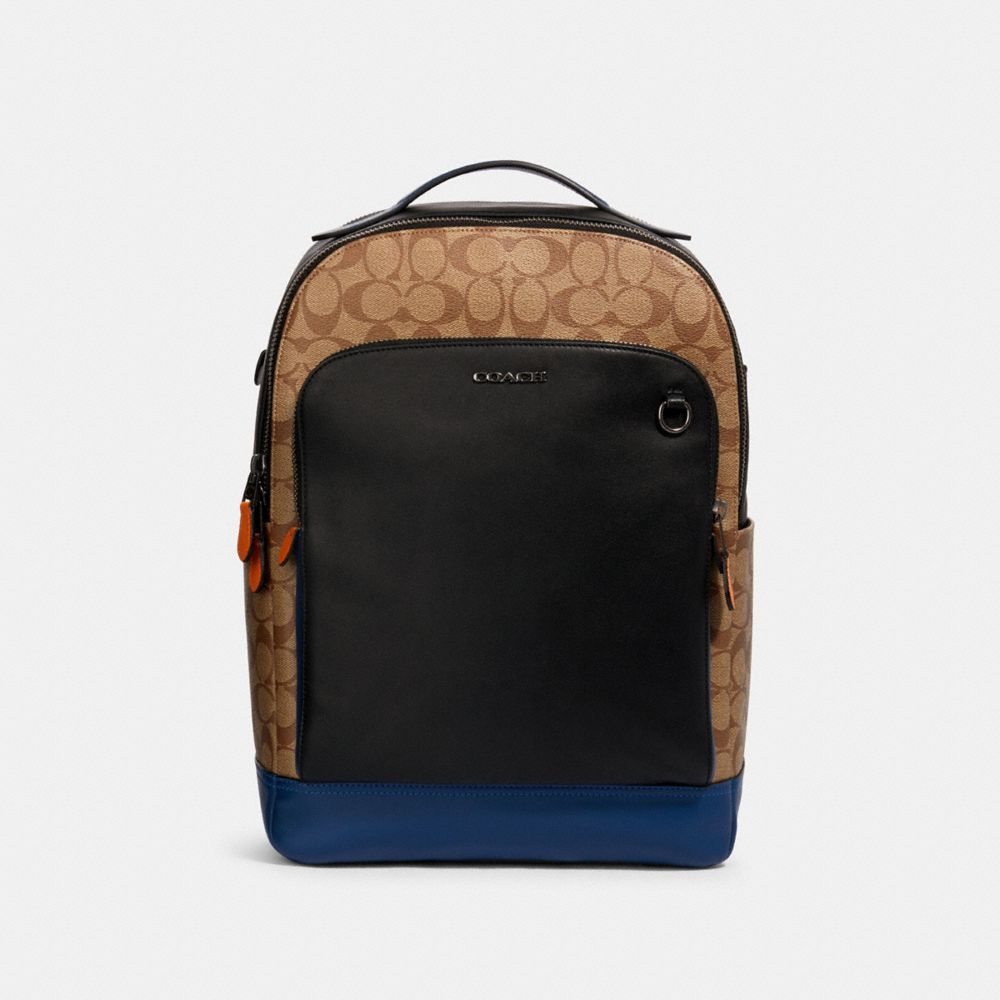 COACH Outlet Graham Backpack In Colorblock Signature Canvas