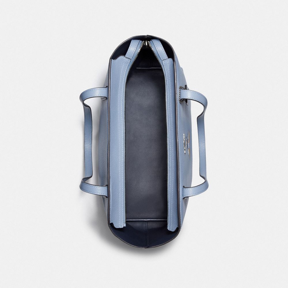 Disney X Coach Central Tote With Zip With Donald Duck Motif