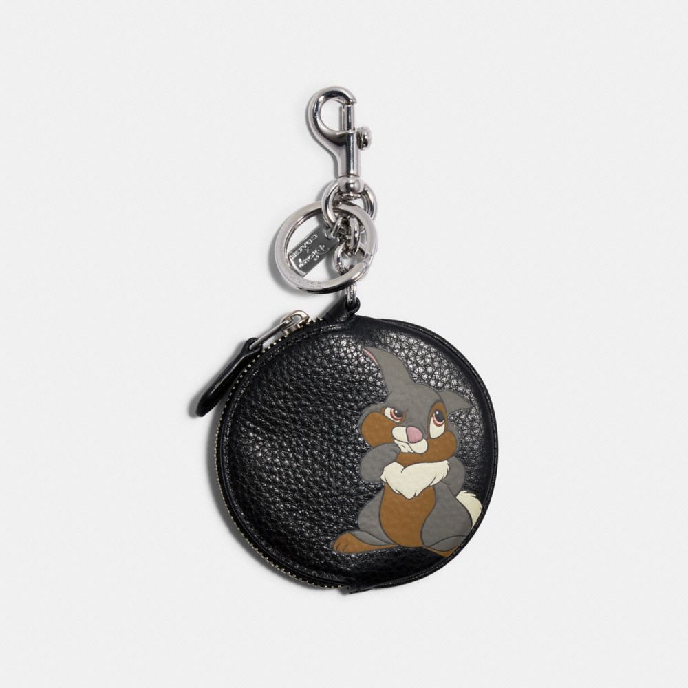 COACH Circular Coin Pouch Bag Charm